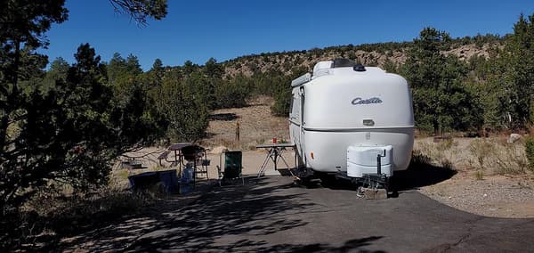 a site at Juniper Campground - NPS Photo